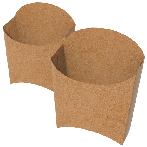 Embalagem de Batata Pequeno Kraft 240g sem Película Antigordura SEM IMPRESSÃO 8,9x4x12,5cm