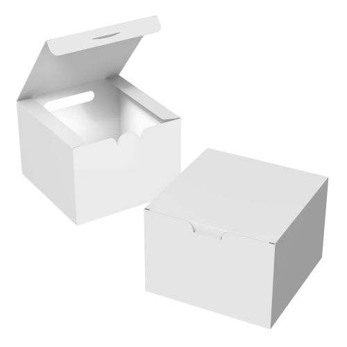 Caixa para Hamburguer Gourmet 12x12x8,4cm Supremo 300g sem Película Antigordura SEM IMPRESSÃO