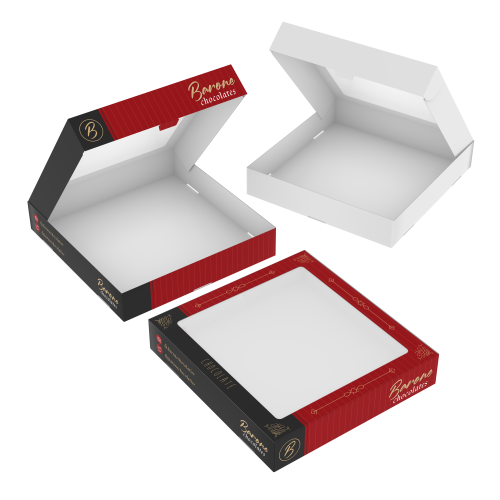 Caixa com Visor Supremo 300g sem Película Antigordura 20x21x3,8cm