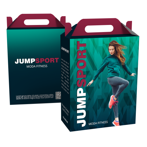 Caixa de Presente Média com Alça