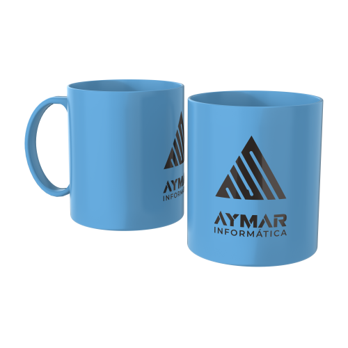 Caneca de Acrílico 400ml com impressão central