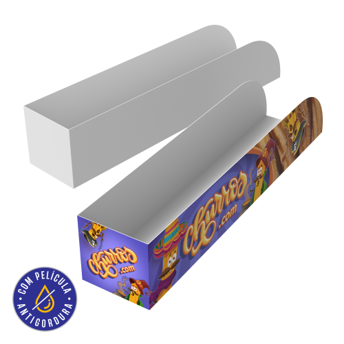 Papel Alimentício 270g | Com Película Antigordura