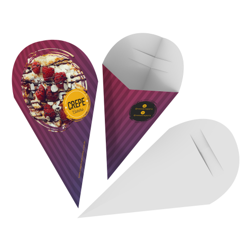 Embalagem para Crepe Supremo 300g sem Película Antigordura 21x19cm