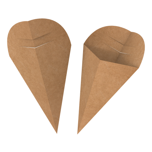 Embalagem para Crepe Kraft 240g sem Película Antigordura SEM IMPRESSÃO 12x13,5cm