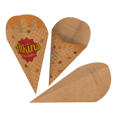 Embalagem para Crepe Kraft 240g sem Película Antigordura 12x13,5cm