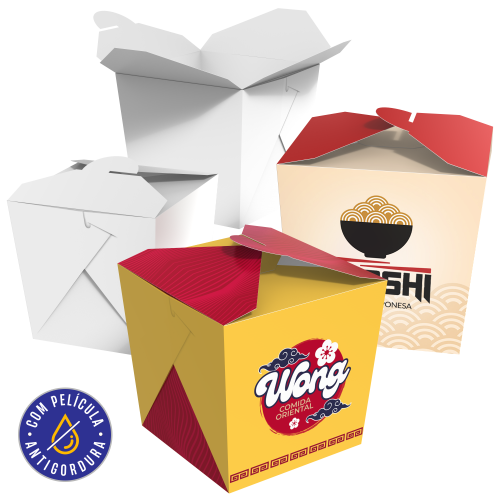 Embalagem para Yakissoba com Encaixe