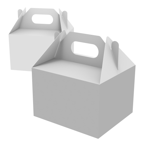 Embalagem para Kit Lanche Supremo 300g sem Película Antigordura SEM IMPRESSÃO 15x10x13cm