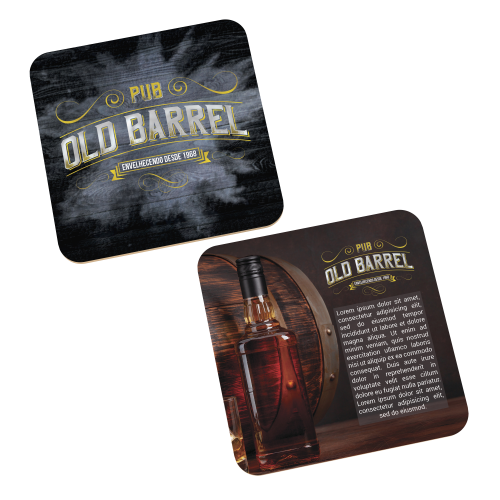 Porta Copo - Modelo Quadrado