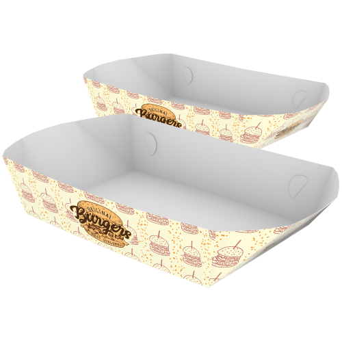 Bandeja Multiuso Supremo 300g sem Película Antigordura Personalizável 19,5x13x6,5cm