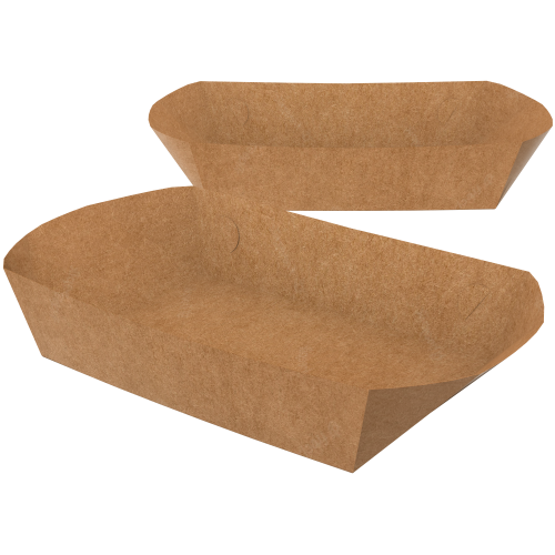 Bandeja Multiuso Kraft 240g sem Película Antigordura SEM IMPRESSÃO 17x11,5x5,7cm