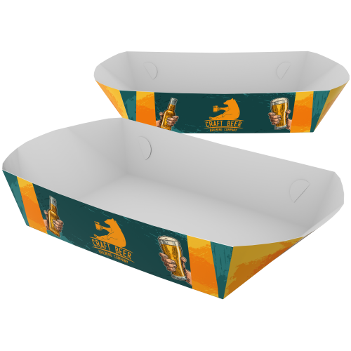 Bandeja Multiuso Supremo 300g sem Película Antigordura Personalizável 17x11,5x5,7cm