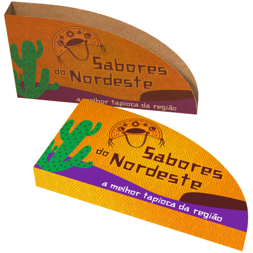 Embalagem para Tapioca | 15x2x8cm